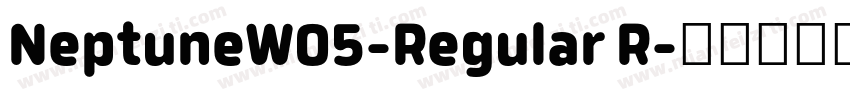 NeptuneW05-Regular R字体转换